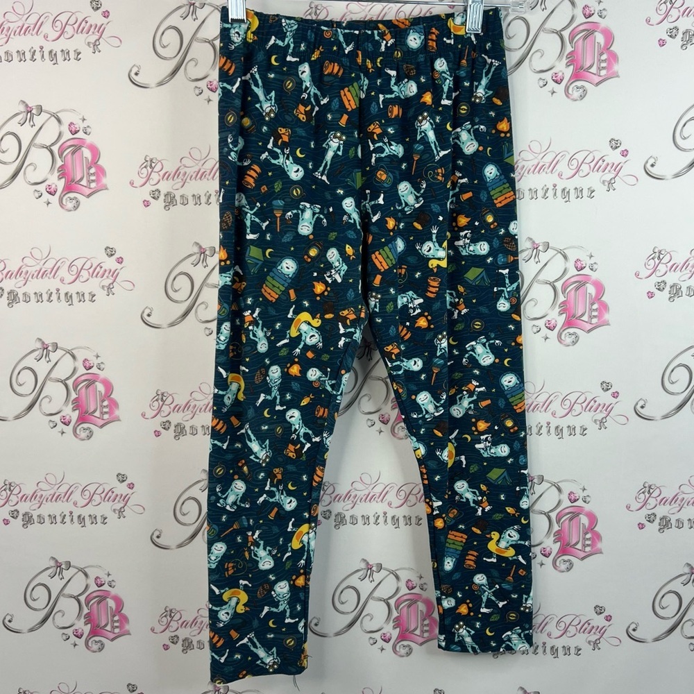 Sweet legs leggings furry yeti print floaty Stylish Printed Women's Leggings